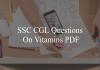ssc cgl questions on vitamins pdf