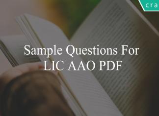 sample questions for lic aao pdf