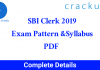 sbi clerk 2019 syllabus pdf