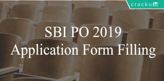 SBI PO 2019 Application Form Filling