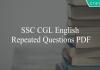 ssc cgl english repeated questions pdf