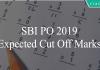 sbi po 2019 cut offs