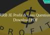 RRB JE Profit & Loss Questions PDF