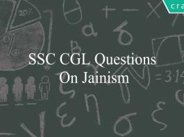 ssc cgl questions on jainism