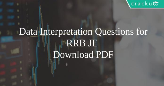 Data Interpretation Questions For RRB JE PDF