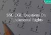 ssc cgl questions on fundamental rights