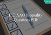 lic aao inequality questions pdf