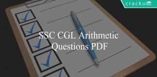 ssc cgl arithmetic questions