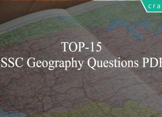 TOP-15 SSC Geography Questions PDF