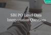 sbi po level data interpretation questions
