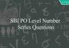 sbi po level number series questions