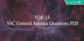 TOP-15 SSC General Science Questions PDF