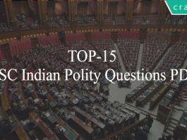 TOP-15 SSC Indian Polity Questions PDF
