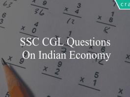 ssc cgl questions on indian economy