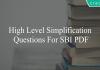 high level simplification questions for sbi po pdf