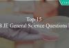 Top-15 RRB JE General Science Questions PDF