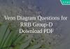 Venn Diagram Questions for RRB Group-D PDF