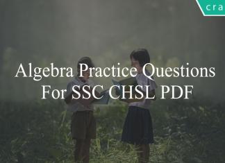 algebra practice questions for ssc chsl pdf