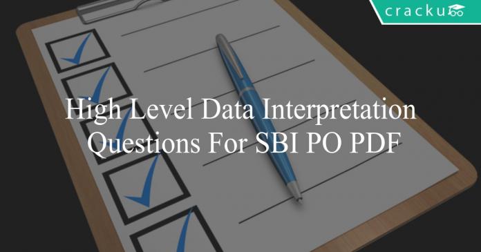 high level data interpretation questions for sbi po pdf