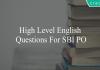 high level english questions for sbi po