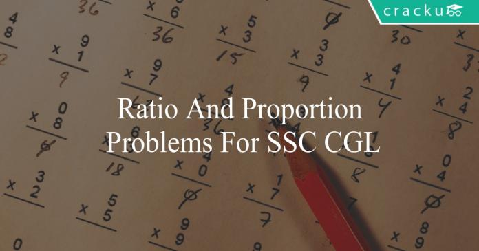 ratio and proportion problems for ssc cgl