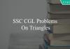 ssc cgl problems on triangles