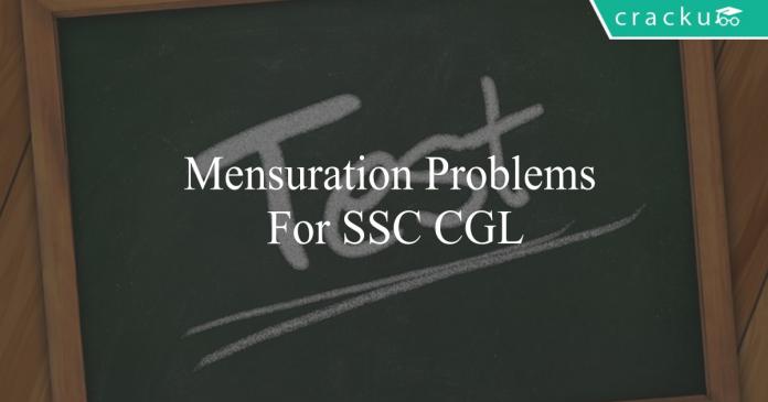 mensuration problems for ssc cgl