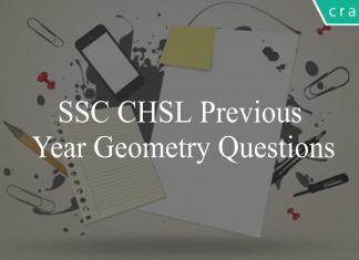 ssc chsl previous year geometry questions