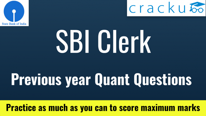 SBI Quant Previous Year Questions