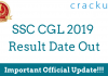 SSC CGL Result Date 2019