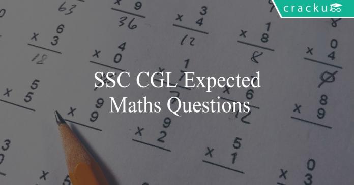 ssc cgl expected maths questions