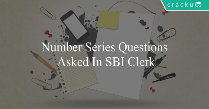 number series questions asked in sbi clerk