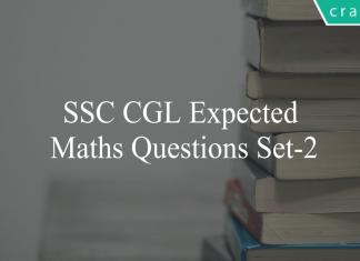 ssc cgl expected maths questions set-2