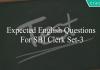 expected english questions for sbi clerk set-3
