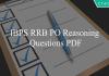 ibps rrb po reasoning questions pdf