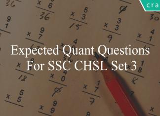 expected quant questions for ssc chsl set 3