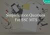 simplification questions for ssc mts