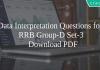 Data Interpretation Questions for RRB Group-D Set-3 PDF