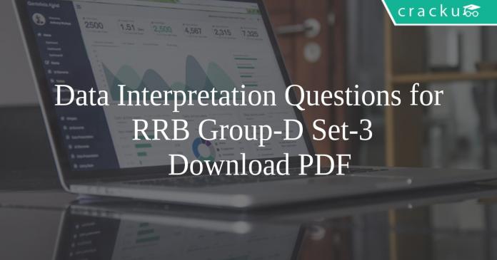 Data Interpretation Questions for RRB Group-D Set-3 PDF