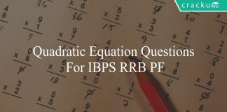 quadratic equation questions for ibps rrb po