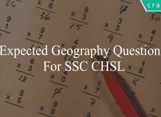 expected geography questions for ssc chsl