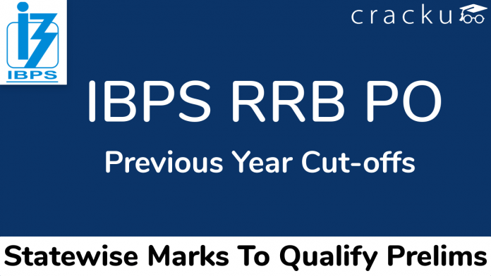 IBPS RRB PO Last Year Cut Offs Statewise