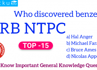 RRB NTPC GK Questions set-4