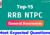 RRB NTPC GK Questions
