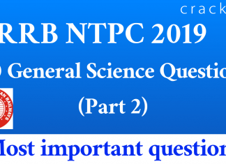 Top-100 RRB NTPC General Science Questions