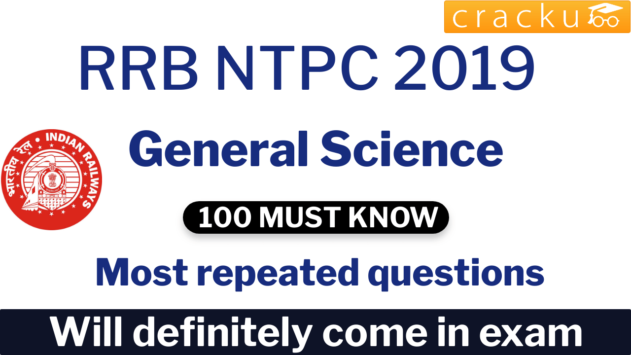 Top-100 Expected RRB NTPC General 