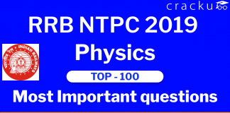 RRB NTPC PhysicsQuestions PDF
