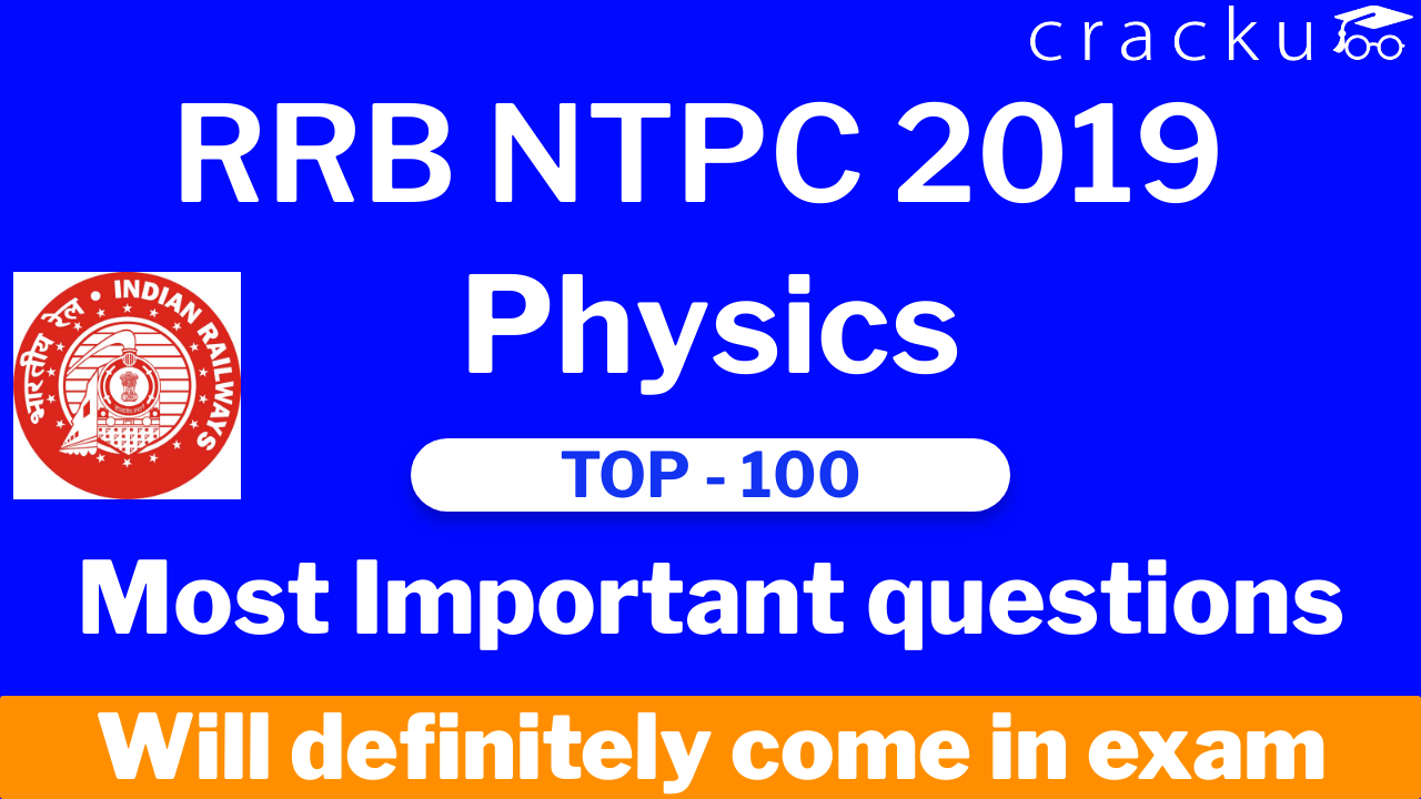 Expected RRB NTPC Physics Questions 