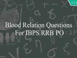 blood relation questions for ibps rrb po