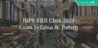 IBPS RRB Clerk Syllabus